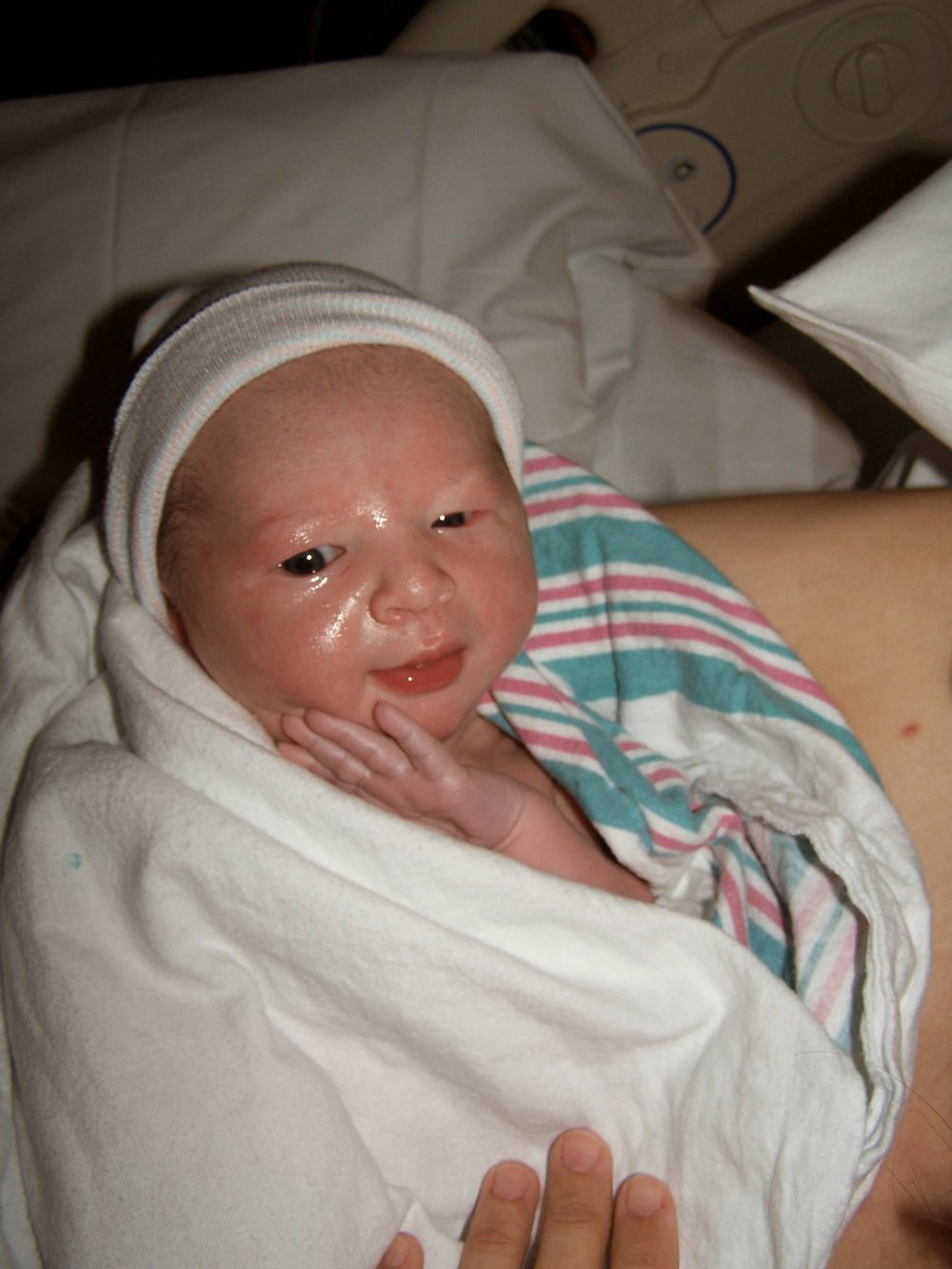 Only a couple of minutes old…